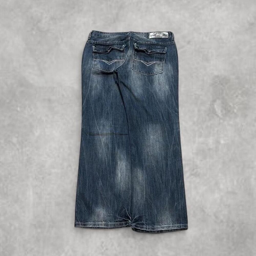 Buffalo-david-bitton Men's Blue and Navy Jeans